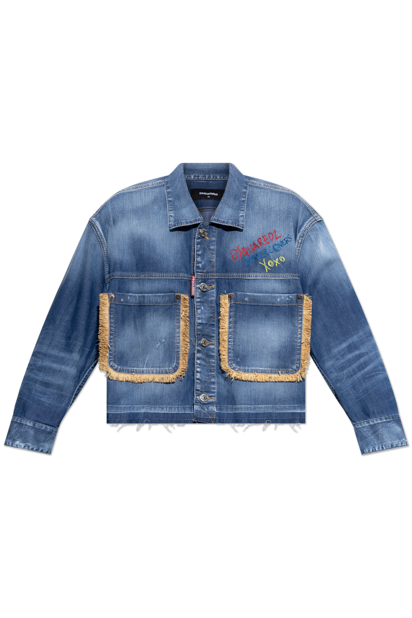 Dsquared2 Denim jacket `Summer Lovers` | Women's Clothing